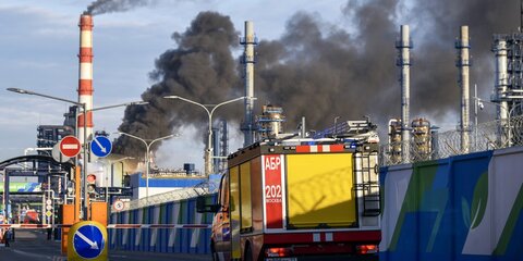 Минэнерго назвало причину пожара на НПЗ в Капотне