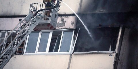 Трех человек спасли при ликвидации пожара в жилом доме в Марьине