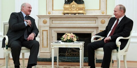 Путин и Лукашенко поздравили друг друга с наступающим Новым годом