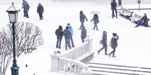 Снегопад и потепление придут в Москву 15 января