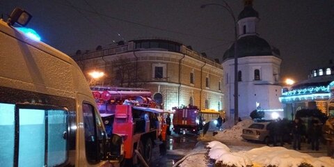 Пожар в здании на территории Киево-Печерской лавры ликвидировали