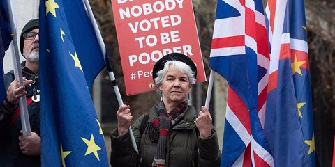 Британские депутаты отвергли соглашение с ЕС по Brexit