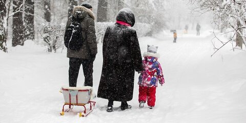 Мороз и небольшой снег ожидаются в Москве во вторник