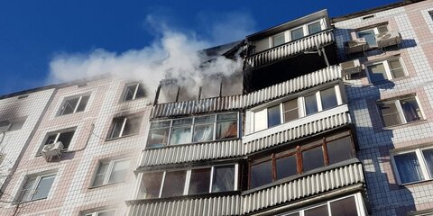 Очевидцы рассказали о пожаре в доме на улице Перерва