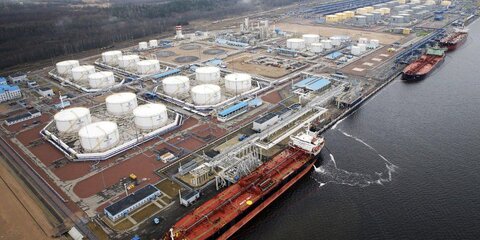 Качественную нефть начали загружать на танкеры в порту Усть-Луга