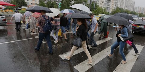 Непогода сохранится в Москве до утра четверга