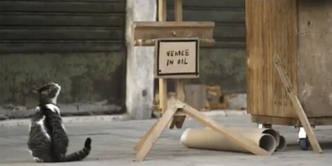 Бэнкси неофициально поучаствовал в Венецианской биеннале