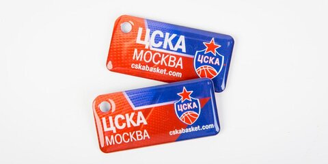 В продаже появились посвященные баскетбольному клубу ЦСКА брелоки 