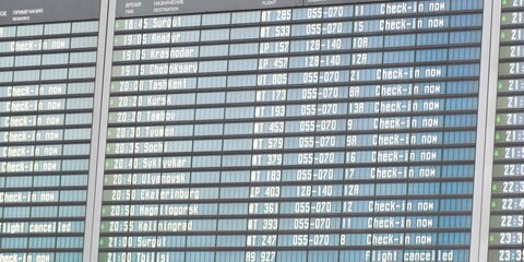 В аэропортах Москвы задержали и отменили 30 рейсов