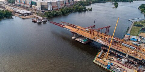 Четыре моста через реки планируется достроить в Москве до конца года
