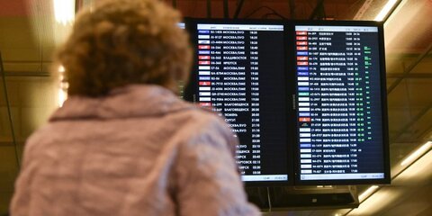 В аэропортах Москвы отменено и задержано почти 50 рейсов
