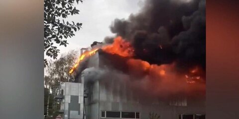 В МЧС уточнили площадь пожара в Одинцове