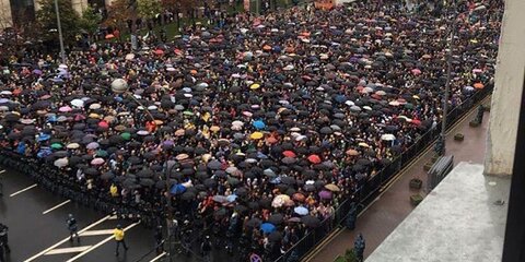 В согласованном митинге на проспекте Академика Сахарова участвуют 15000 человек – МВД