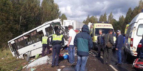 Семь человек погибли в ДТП с автобусом под Ярославлем