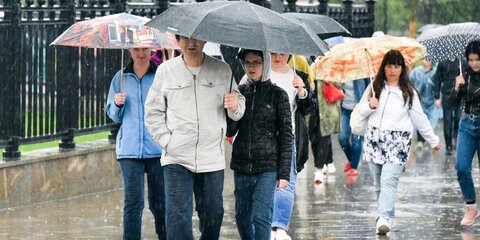 Москвичей в среду ждут прохладная погода и дожди