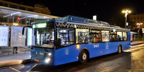 В Москве действует 13 ночных автобусов