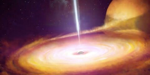 Ученые показали уникальное видео растущей черной дыры