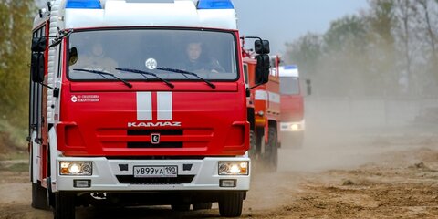 Крупный пожар произошел на железнодорожной станции в Красноярском крае