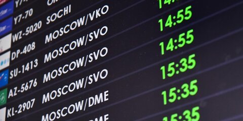 Почти 50 рейсов перенесли в аэропортах Москвы