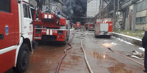 Пожар на складе в Перове локализован