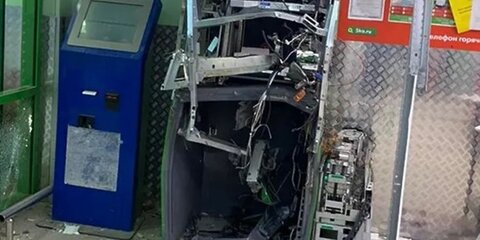 Полиция ищет неизвестных за подрыв банкомата в Мытищах