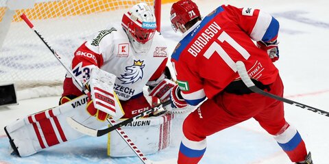 Сборная России по хоккею обыграла чехов на Кубке Первого канала