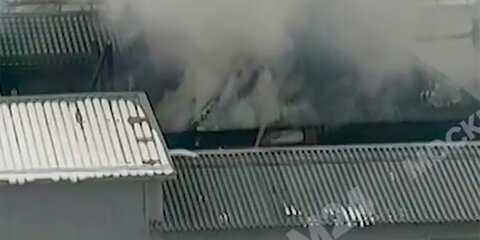Пожар в бане на северо-западе Москвы ликвидирован