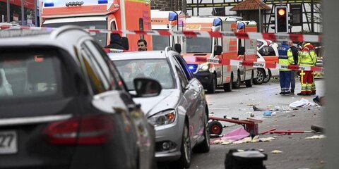 Число пострадавших при наезде автомобиля в Германии возросло