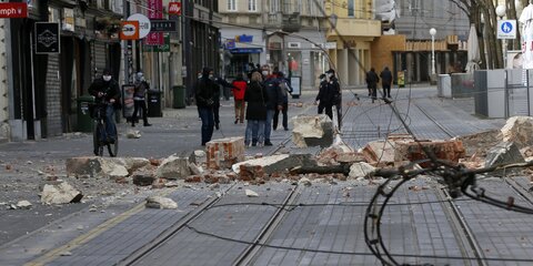 Два мощных землетрясения произошло в Хорватии