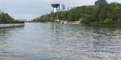 Сотрудники МЧС остановили распространение загрязнения в реке в Подмосковье