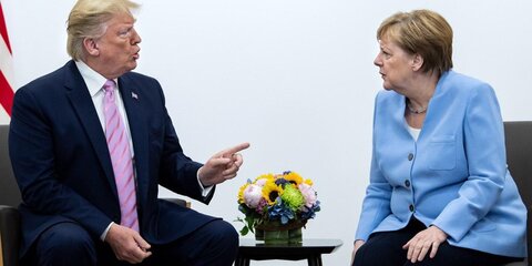 Трамп и Меркель поспорили из-за 