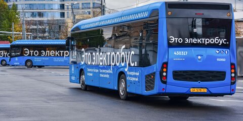 Электробусы вывели на маршрут № т88 в Москве