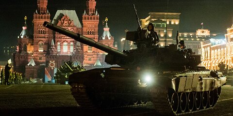Заключительная ночная репетиция Парада Победы прошла на Красной площади