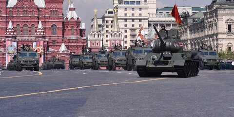 Генеральная репетиция Парада Победы началась на Красной площади