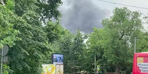 Пожар на промзоне в подмосковном Пушкине потушен