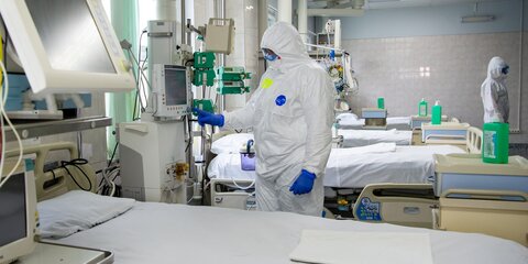 Загруженность коронавирусных стационаров в Москве снизилась в 3,9 раза в сравнении с пиком