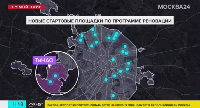 Реновация тинао. Стартовые площадки для реновации. Стартовые площадки для реновации в ТИНАО на карте. Стартовая площадка по программе реновации.