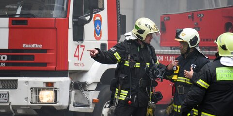 Пожар произошел в жилом доме в Марьиной Роще