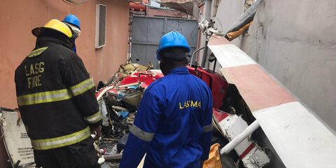 При крушении вертолета в нигерийском Лагосе погибли два человека