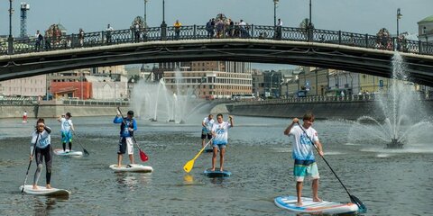 Москва онлайн: парад сапбордистов и гонки на аквабайках пройдут в столице