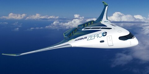 Airbus представил дизайн самолетов с водородным двигателем