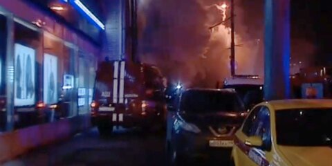 Пожар в коллекторе в Москве не вызвал превышения ПДК вредных веществ – МЧС