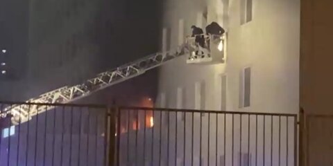 Число погибших при пожаре в здании онкоцентра в Москве выросло до двух