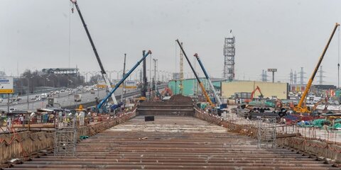 Погодные условия не влияют на строительство ж/д объектов Московского транспортного узла