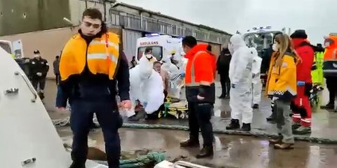 Двое россиян было на борту сухогруза, потерпевшего крушение у берегов Турции