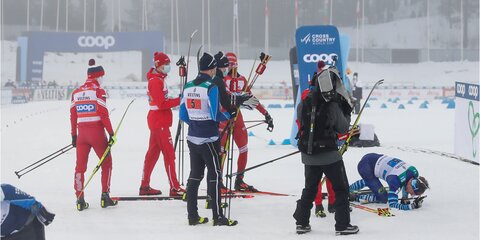 Большунов извинился за инцидент с финским лыжником