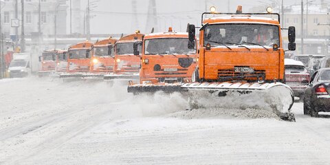Власти Москвы дополнительно привлекли к уборке снега 12 тыс человек