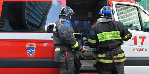 Пожар произошел в доме на юго-востоке Москвы