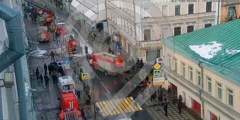 Пожар в двухъярусной квартире в центре Москвы ликвидирован