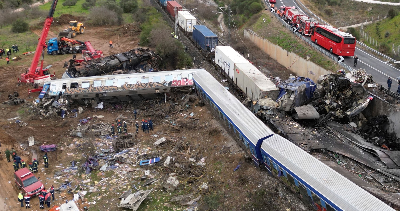Трагедии в марте за 10 лет. Крушение поездов в Греции.